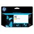 HP C9373A #72 Ink Cartridge - Yellow, 130mL - For HP DesignJet T610/T1100 Printers
